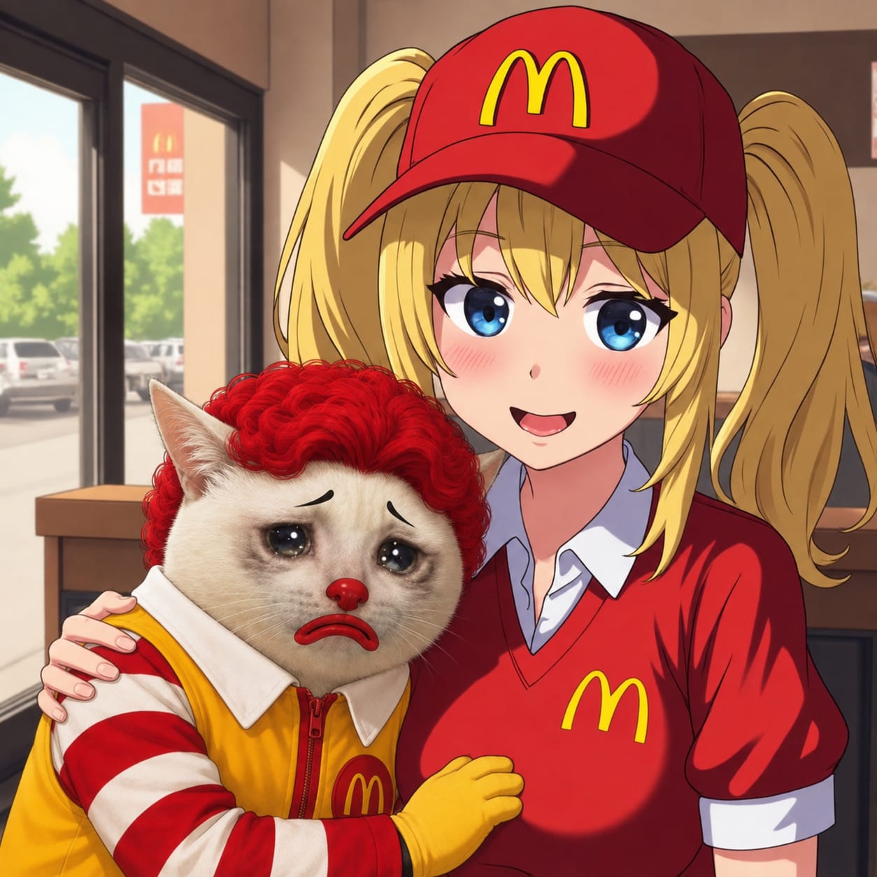 Meme Cat Department friends