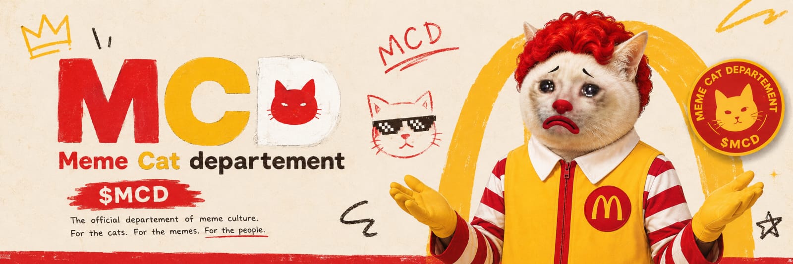 Meme Cat Department poster